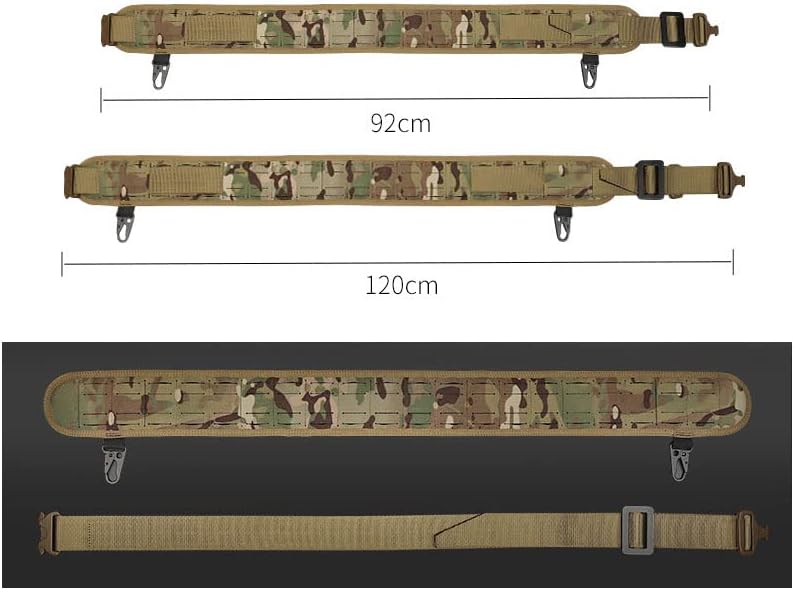 YABOO Tactical Camouflage Molle Belt Airsoft Shooting Hunting Outdoor Sports Gear Equipment