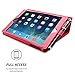Snugg iPad mini 1 and Mini 2 Case, Executive Red Leather Smart Case Cover Apple iPad mini 1 and Mini 2 Protective Flip Stand Cover with Auto Wake/Sleep