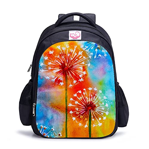Sac à dos pissenlit 16 pouces pour enfants et adultes | Taille 41x28x12 cm