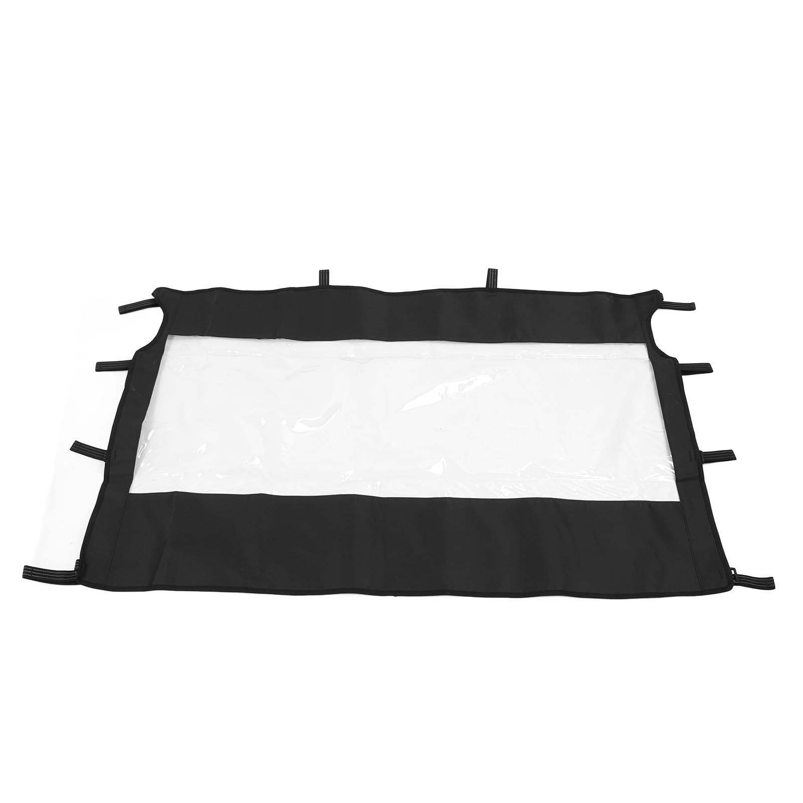 Jiawu Réglez à Rhino 450 660 700 UTV PVC Remplacement du Pare-brise Avant - Faire de la Vitre Arrière Transparente et Solide pour la commodité et le Confort