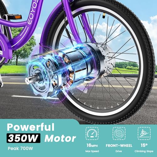 Electric Tricycle for Adults Seniors, 24/26 Inch 3 Wheel