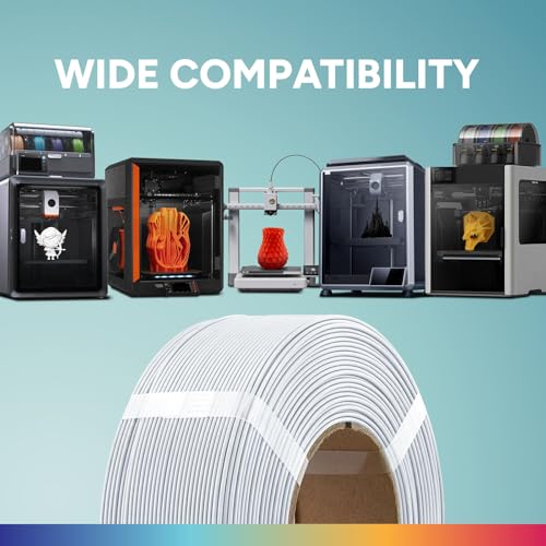 Image of OVERTURE High Speed Refill PLA 1.75mm Filament, 1kg Cold White
