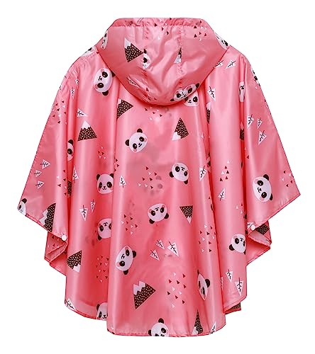 Image of SaphiRose Lightweight Kids Rain Poncho Jacket Waterproof Outwear Rain Coat