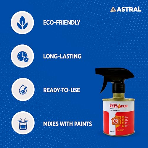 Image of Astral Pestofree Eco-Friendly Termite Killer 250ml | Protective & Preventive Formula for Termite, Borer & Insects | DIY Spray for Home, Office, Kitchen