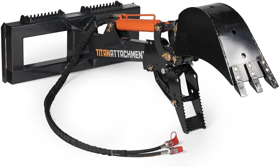 Titan Attachments Skid Steer Fronthoe Bucket