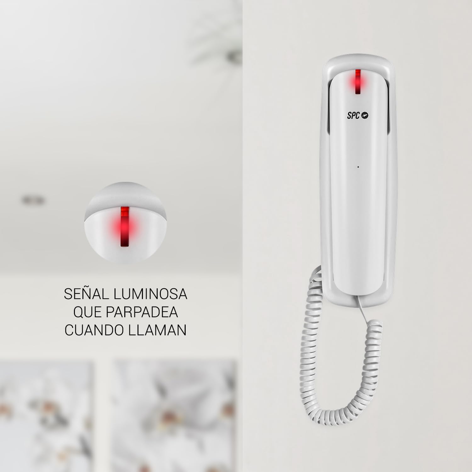 SPC Oryginalny telefon stacjonarny LITE 2 / mural biały