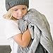 Saranoni Receiving Blankets for Babies Super Soft Boutique Quality Lush Luxury Baby Blanket (Gray, Receiving Blanket 30