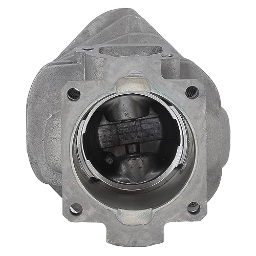 GLOGLOW Kit de revisão do motor para cilindro de motosserra com conjunto de pistão TS500 substituiçã