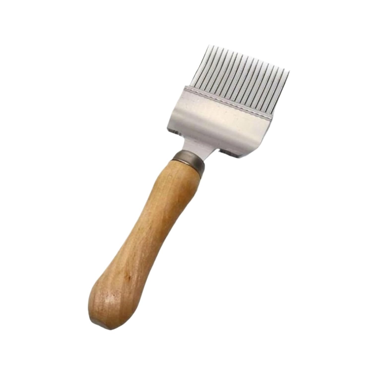 Beekeeping, Beekeeper's Honey Cutter with Wooden Handle, Honeycomb Cutting and Decapping Fork, Scraping,for Beekeepers