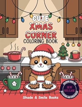 Paperback Cute Xmas Corner Coloring book