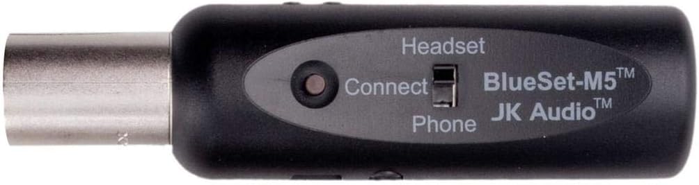 JK Audio BlueSet Bluetooth Wireless Headset Interface for Intercoms (5-Pin XLR-M)