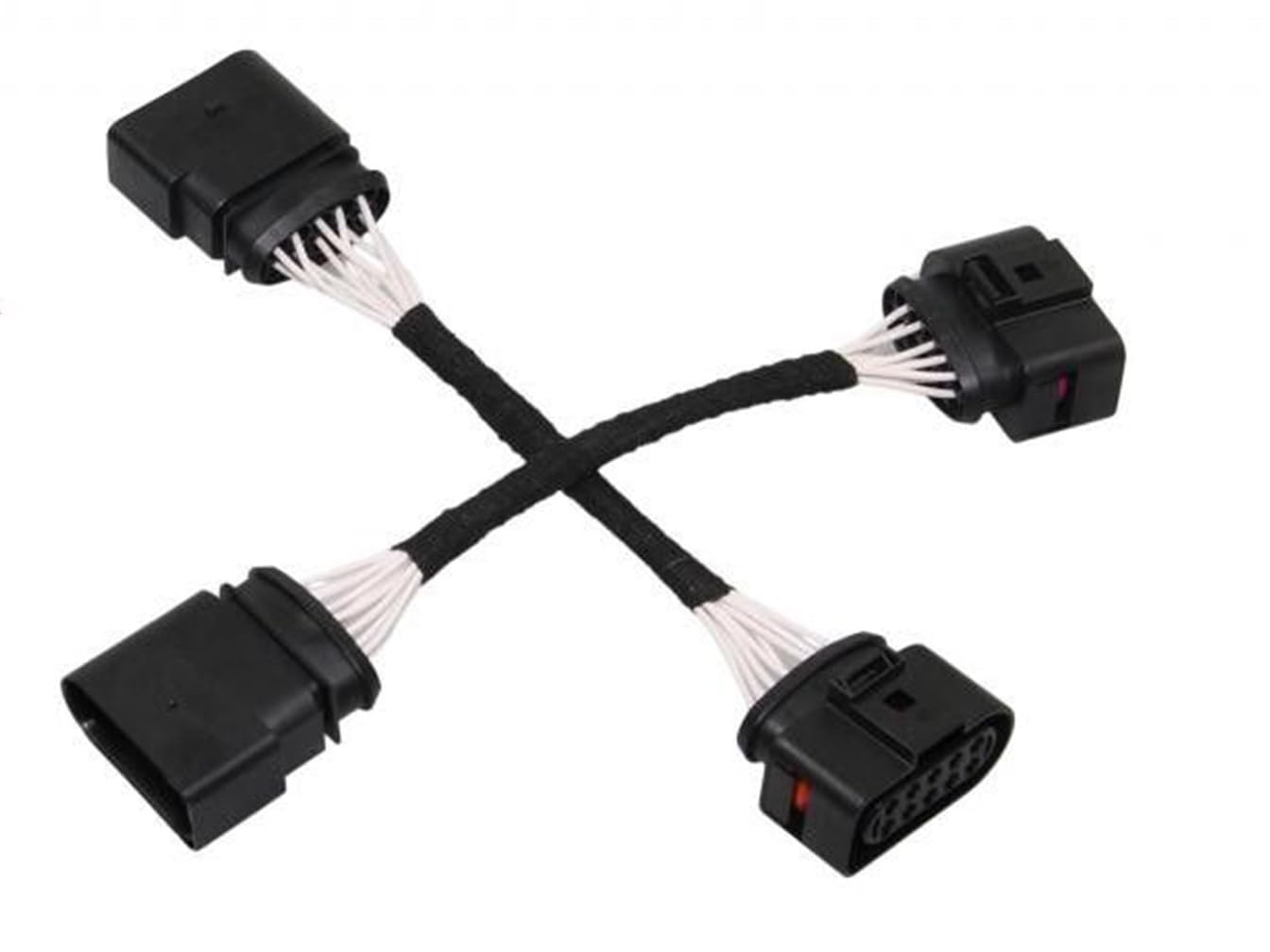 HZ-DESIGN Adapterset zur Umrüstung auf Halogen Scheinwerfer Umbau auf T5.1, T5.2, T6 passend für VW T5