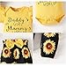 AMAWMW Newborn Baby Girl Sunflower Outfit Ruffle Romper Sunflower Pants Headband Infant Baby Girls Clothes Toddler Clothing