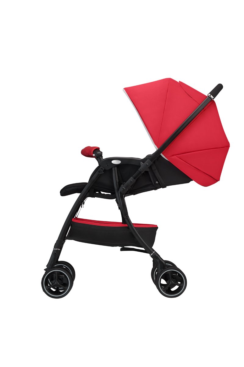 Aprica ラクーナエアー AB ストライプレッド Aprica（アップリカ） ベビーカー ラクーナエアー AB ストライプレッド