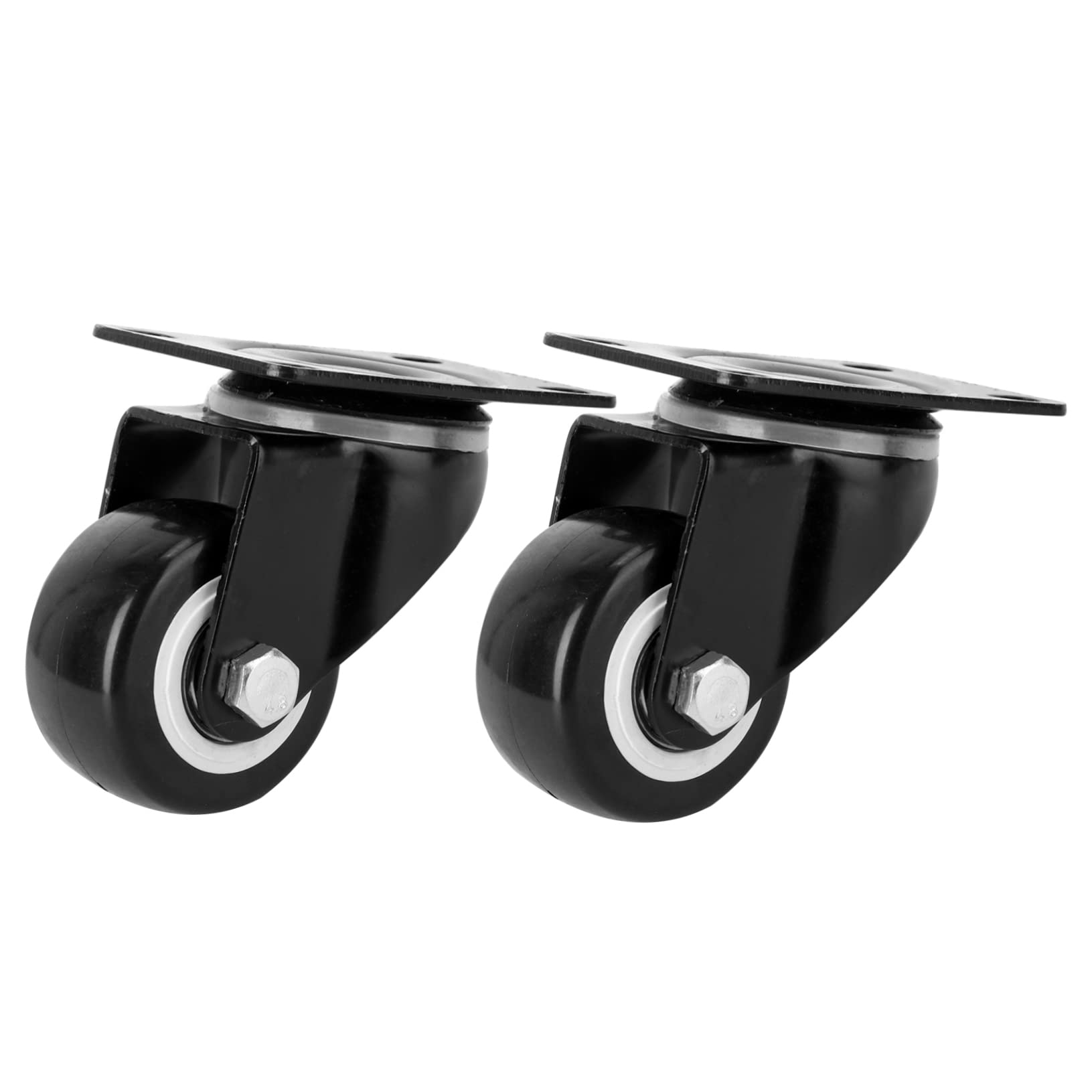 Roulettes pivotantes générales par 2 pièces pour meubles et petit chariot de rangement
