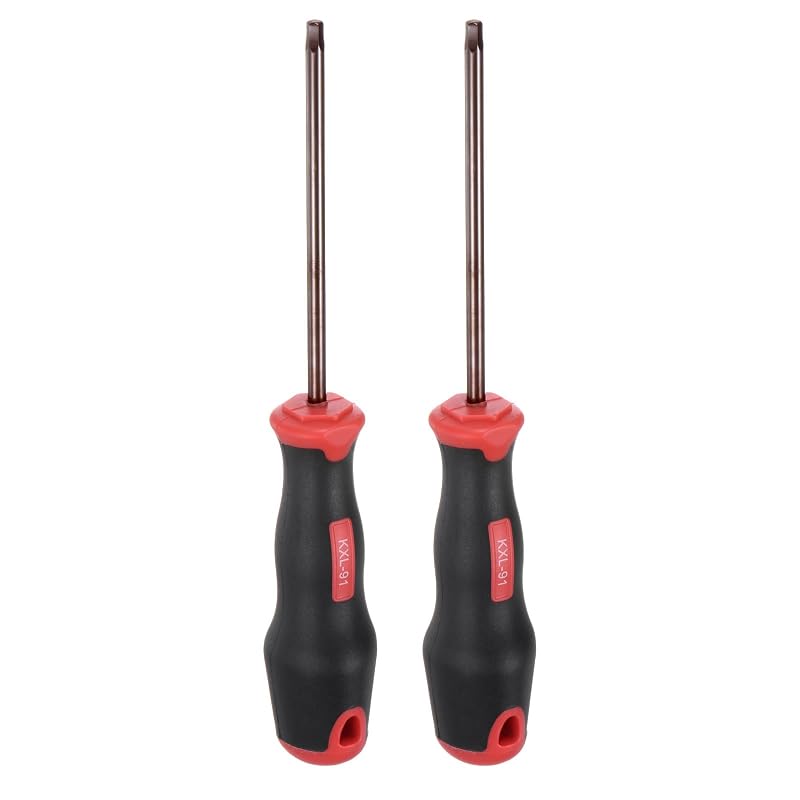 Kit com 2 Chaves de Fenda Sextavadas Magnéticas de 4 mm HARFINGTON com Haste de 10 cm para Reparo