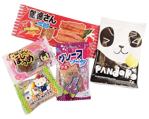 15 Japanese Snacks Assortment Gift "MAIKO" DAGASHI Set Japanese Dagashi,Gummy, Marshmallows Japanese Food With MAIKO sticker Pio big bazar - Image 3