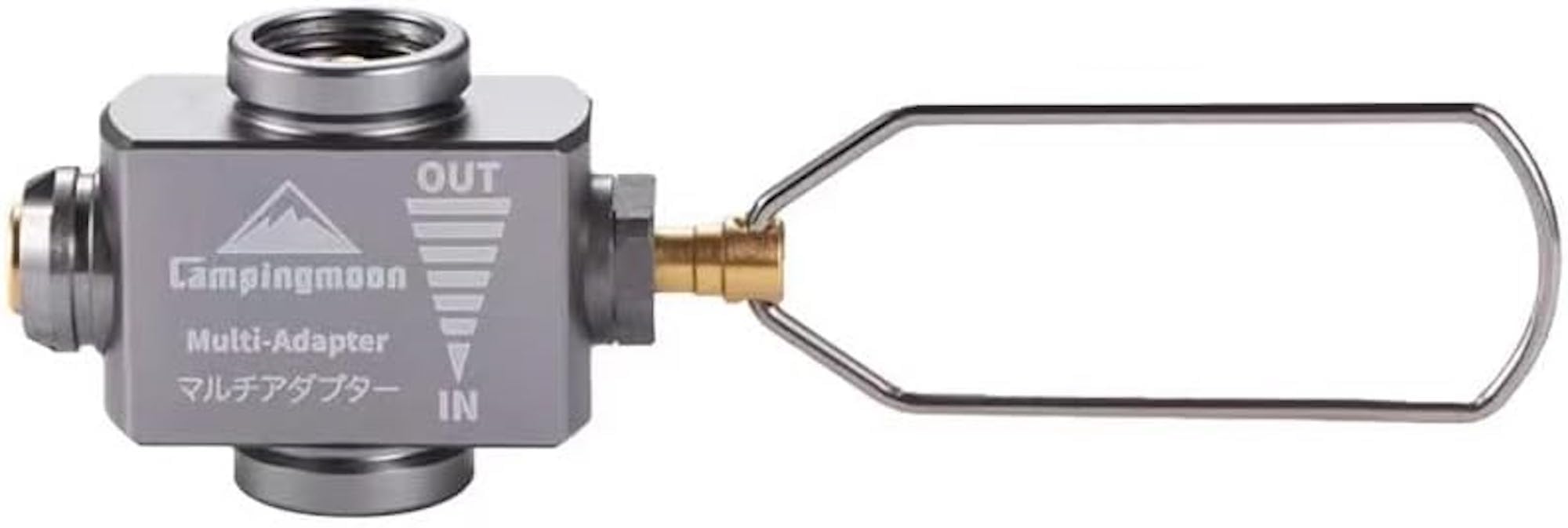 Campingmoon Gas Canister Refill Adapter, Portable Outdoor Gas Saver Lindal Valve Canister Shifter, Camping Canister Vent Valve, Z15