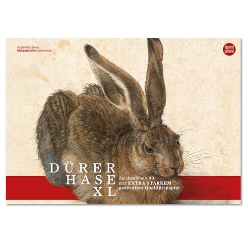 Edition Dürer Drawing Pad Grained A3 12 Sheets 130gsm Colouring Pad for Children and Adults
