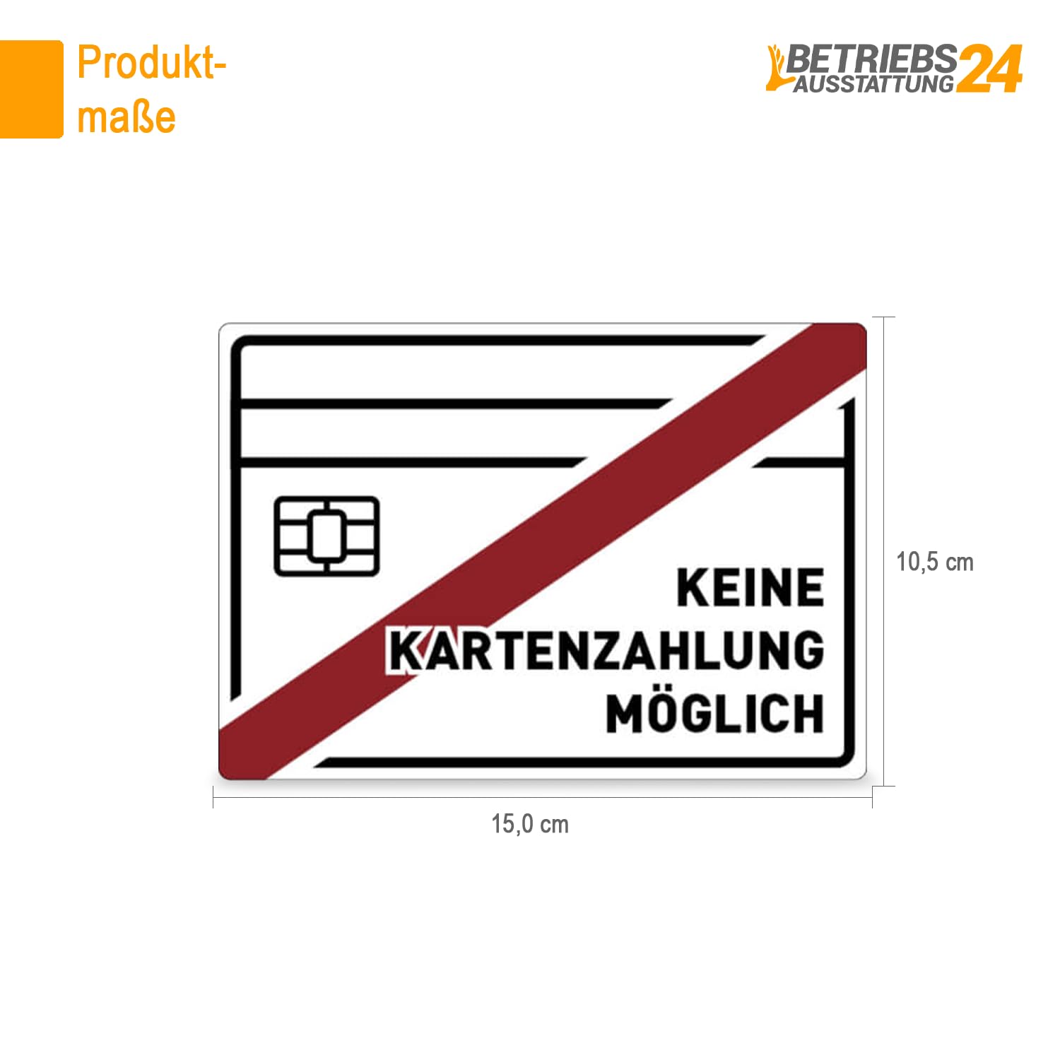 Betriebsausstattung 24 Aufkleber 