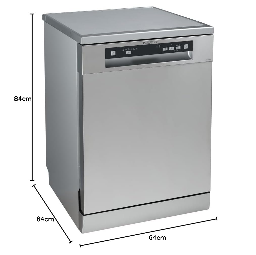 Lavavajillas Jocel JLLI022950, 14 cubiertos, 6 programas, 1930 W, acero inoxidable