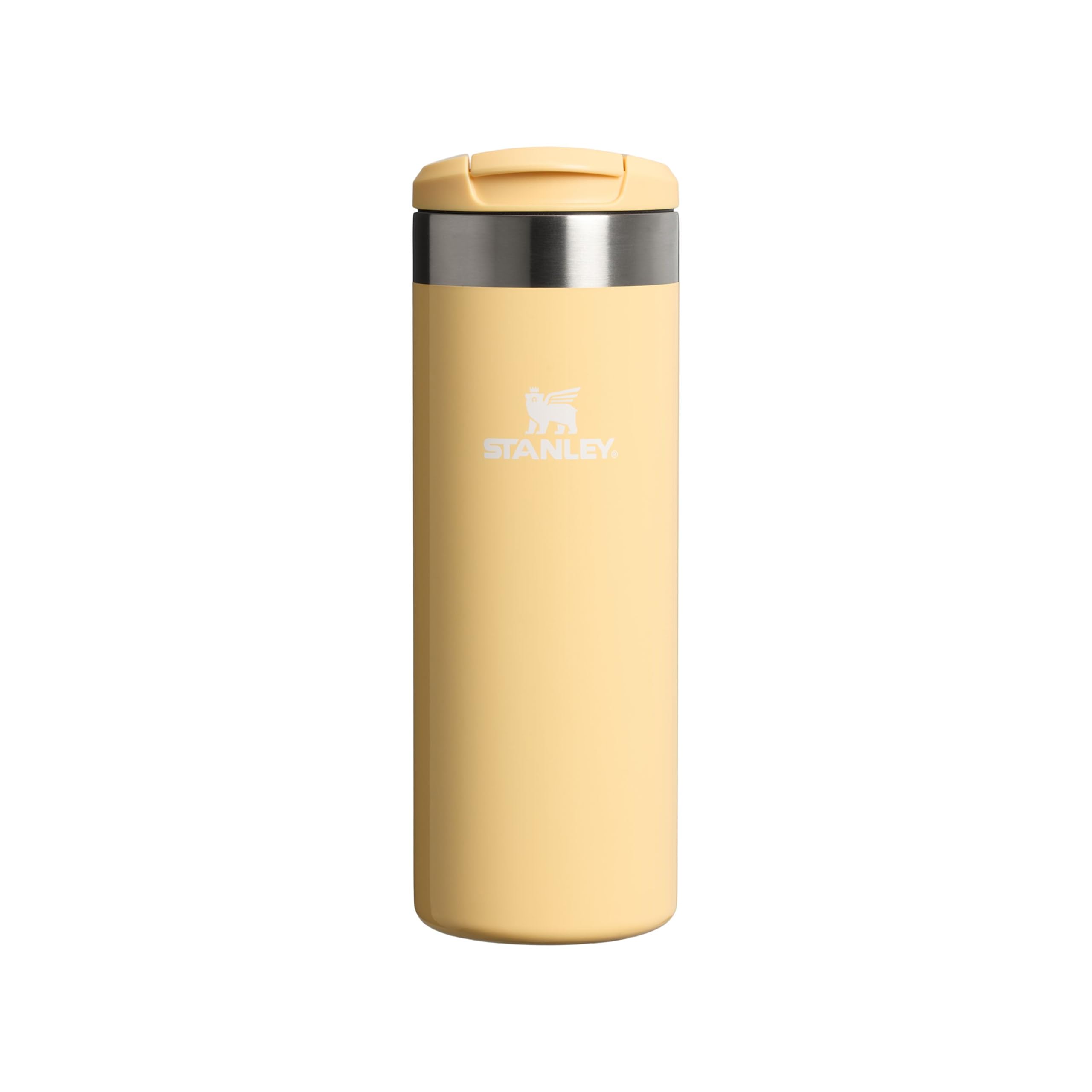 Stanley 1913 Aerolight Transit Travel Mug 0.47L - Keeps 6 Hours Hot - 8 Hours Cold - Dishwasher Safe - Leakproof - Car Cup Holder Compatible - Insulated Coffee Cup - Butter Gloss โ image 1