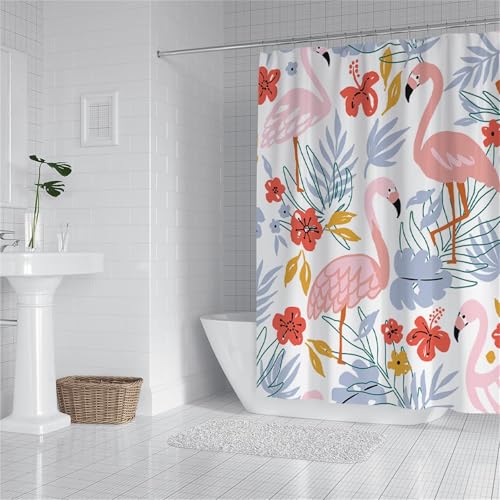 Rideau douche imperméable contre les éclaboussures de baignoire - 2