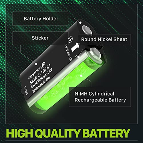 Fosmon 5280mWh Rechargeable Battery Charger Kit Compatible with Xbox Battery with 2X Batteries, Dual-Slot Rapid Charging Station Compatible with Xbox Series X/S, One S/X, Elite, Core Controllers by Fosmon - Image 4