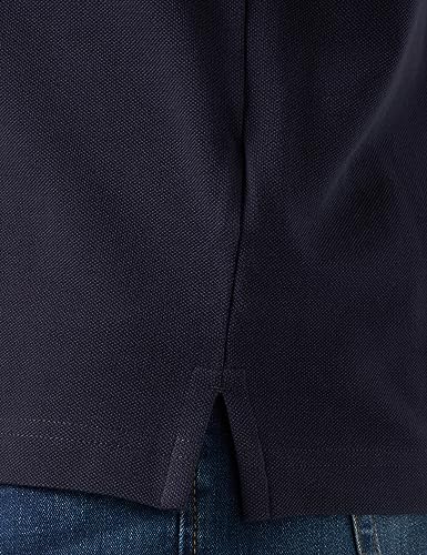 Gant Para Homem. 2220 PóLo De Piqué Escudo Azul-Marinho De Corte Justo (4XL), Casual, AlgodãO, Manga Curta - 4