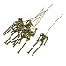 FITYLE 6pcs / Set Pieno di Scheletro Umano Corpo Bambole Vestito Bambini Ciondolo Ragazze Giocattolo Mestiere - Bronzo Antico