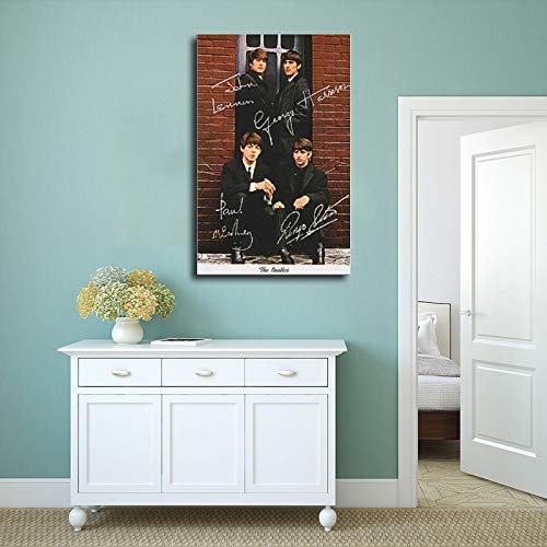 Poster sur toile The Beatles légendaire Rock Band 16 – Décoration de chambre à coucher, de sport, de bureau, de salle… - Les Beatles, Paul McCartney, John Lennon, RIngo Starr, George Harrison Poster sur toile The Beatles légendaire Rock Band 16 - Décoration de chambre à coucher, de sport, de bureau, de salle… – Image 5