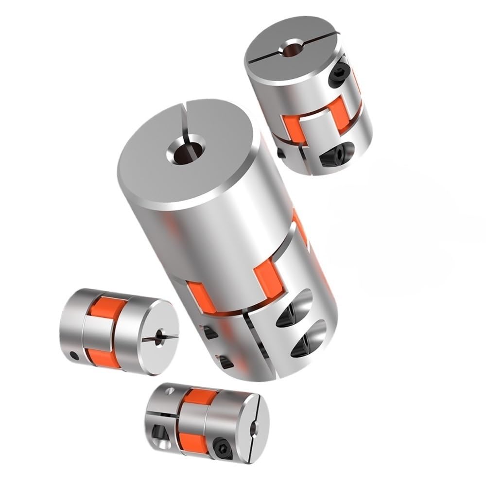 Shaft Coupler,1 piece Flexible Screw Clamping Coupler | D40L78 Plum Aluminium Jaw Shaft Coupling Used CNC Motor Encoder Connectors(16x16mm)