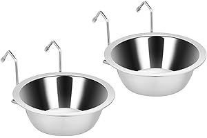 2-Pack Premium Hanging Pet Bowls