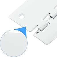 Vista 5 de Paquete de 2 cerraduras de puerta de acción abatible, cerradura de puerta abatible, cerraduras de puerta reversibles de privacidad con tornillo