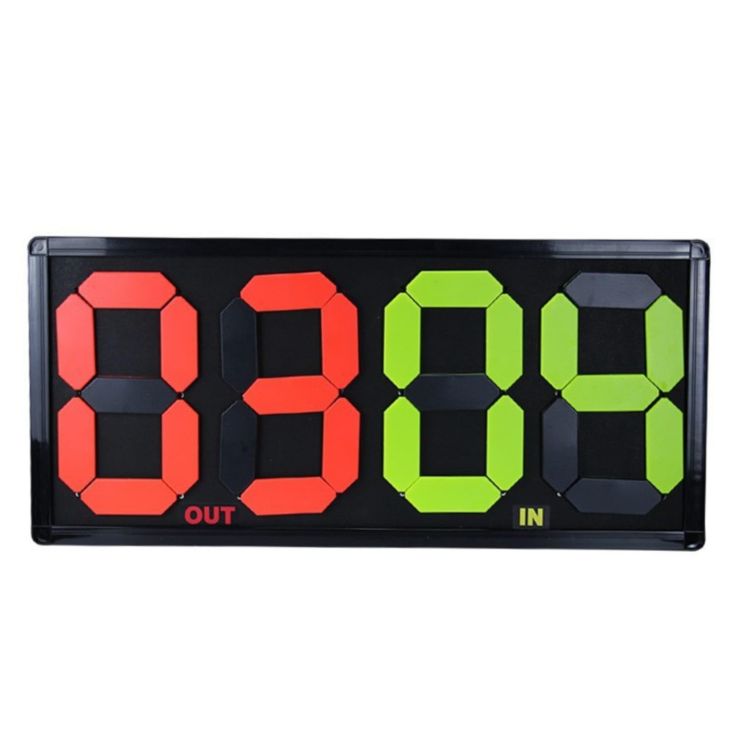 High-Visibility Soccer Substitution Board Manual Substitution Board with Flip Numbers Easy to Read Portable for Referees, Coaches, Training Sessions, Sideline, 4-Digit-image-18