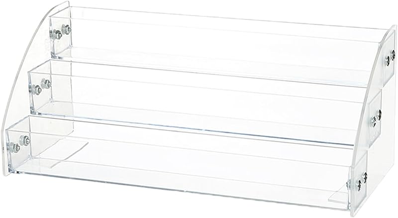 Organizador transparente de 3 níveis UtySty para frascos, perfumes e esmaltes, 1 unidade