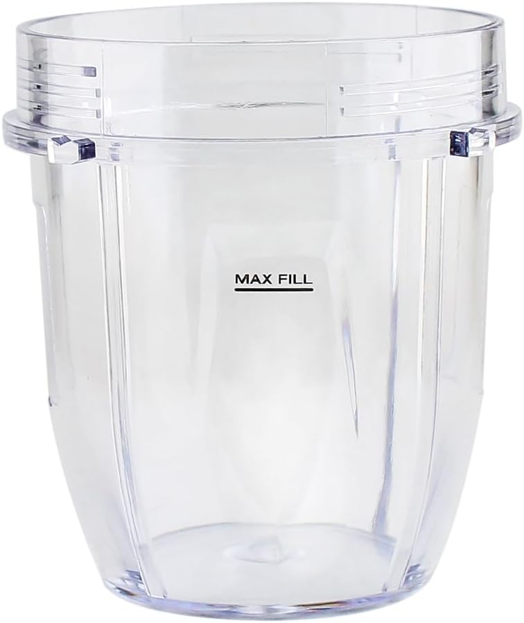 Replacement Parts 12oz Cup with Sip & Seal Lid, Compatible with Ninja Blender BL450 BL480 BL640 BL680 BN400 BN751 BN801 SS100 SS401 CT680 (2 Pack)