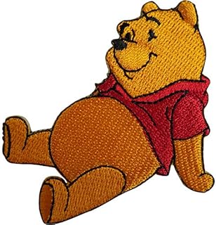 ELLU Disney Winnie the Pooh Patch Embroidered Badge Iron On Sew On Jeans T Shirt Bag