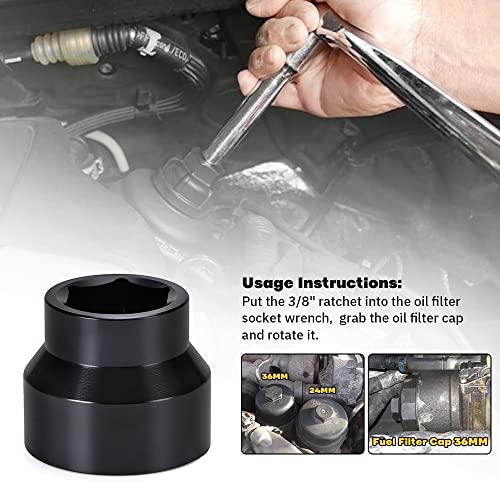 Filtre à solution d'urée bloqué ? Clé rétractable pour entretien moteur diesel - 7