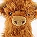 Imagen de NatureMan 25 cm Highland Vaca de peluche de animales de peluche