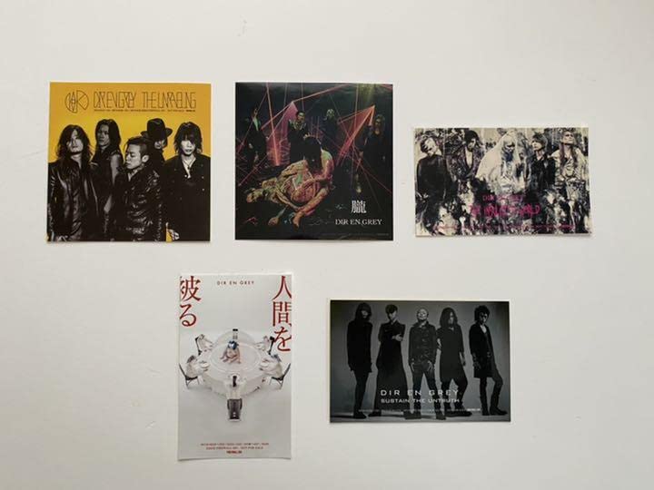 Amazon.co.jp: DIR EN GREY ステッカー5枚セット : 文房具・オフィス用品