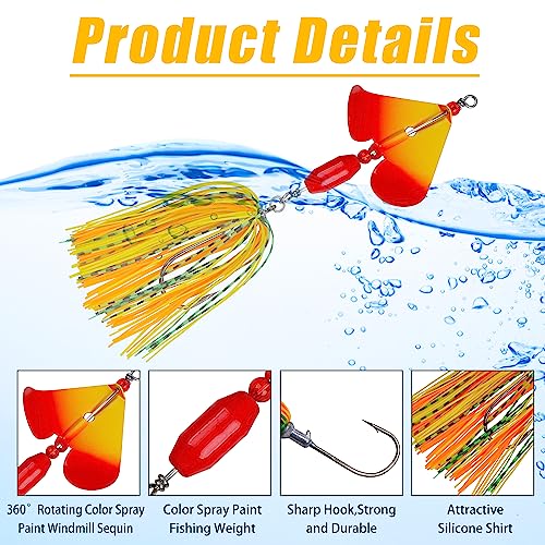 Fishing Lures Spinnerbait Kit - Image 2