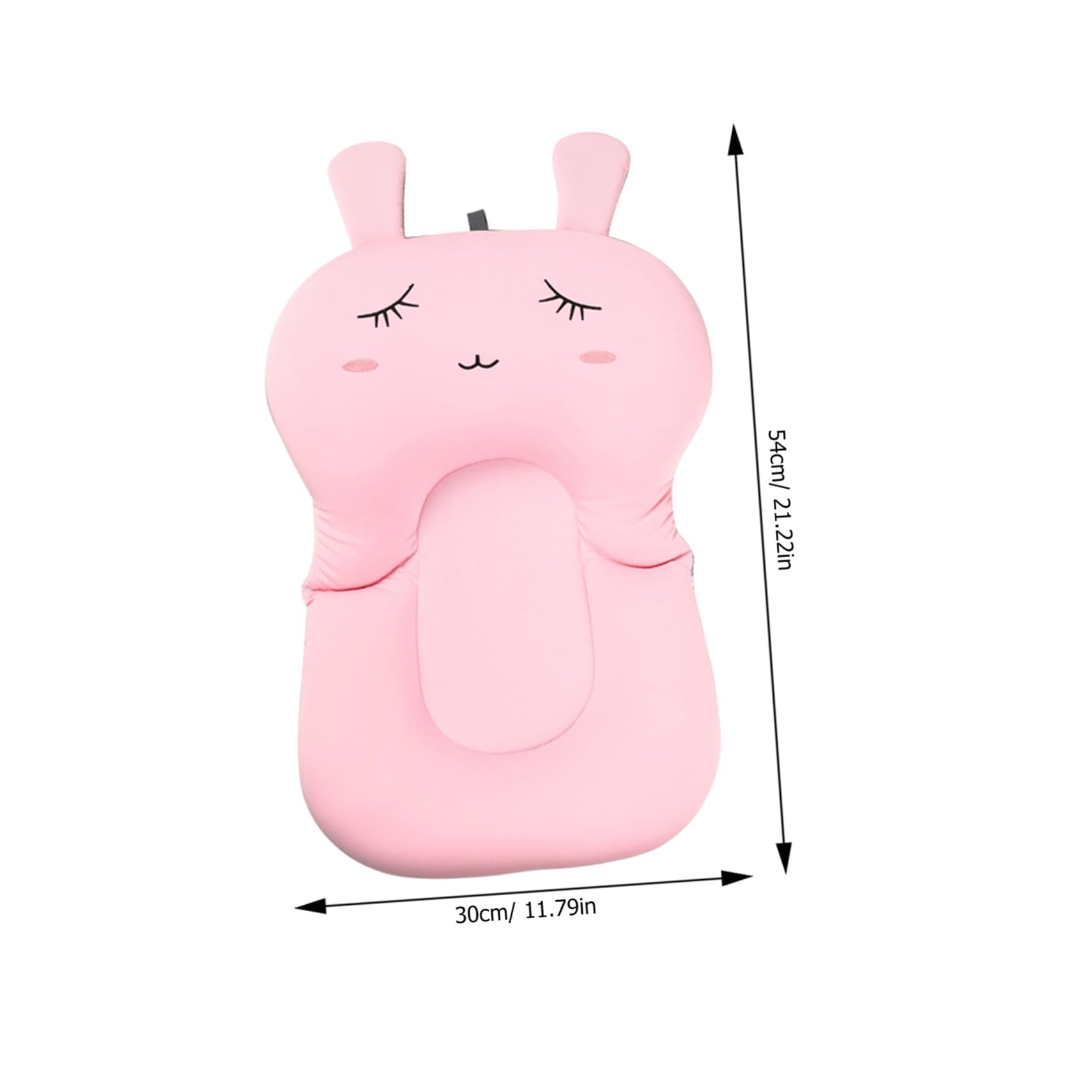 Cojín de Baño para Baby Shower de Poliéster Rosa, Soporte