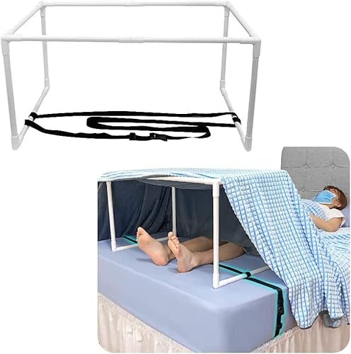 Rehausseur de couverture pour pieds, drap de lit, berceau de pieds, couverture de barre, tente d'hôpital support avec une sangle pour jambes, genou, cheville, arthrite, neuropathie chirurgicale Cover