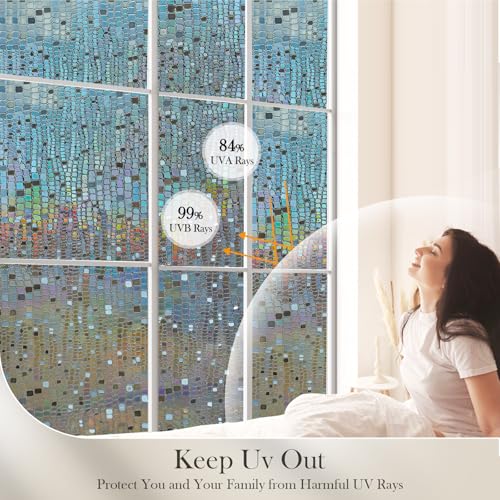 Ventana película privacidad vinilo negro 17.5x78.7 pulg miniatura 5