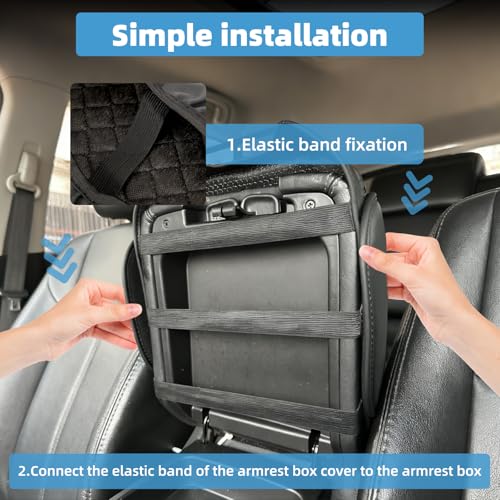 Image of Center Console Armrest Cover for Nissan Pathfinder 2022 2023 2024 2025 2026 Fully Covered Anti-Scratch Protector Interior Accessories
