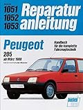 peugeot motorradjacke  Reparaturanleitung, Band Nr. 1051, 1052, 1053: Peugeot 205 ab März 1988. 1.0- / 1.1- / 1.3- / 1.4-Liter Motoren