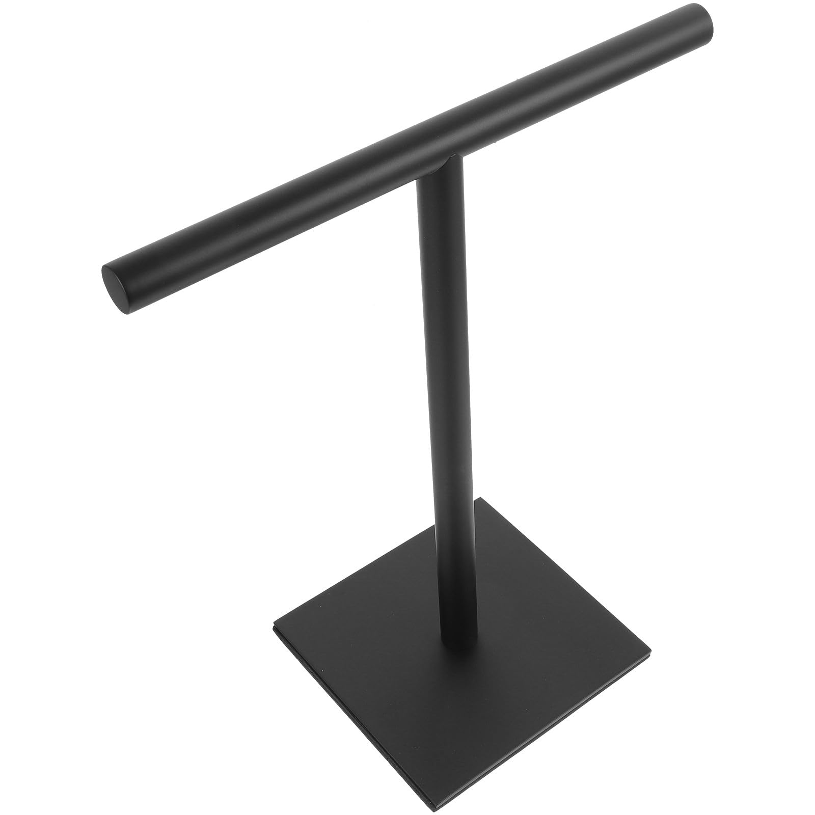 Toallero de Acero Inoxidable Fácil Uso para Encimera y Base Estable Diseño en T, Soporte Vertical Libre y Soporte para Toallas de Varios Tamaños en Baño o Cocina