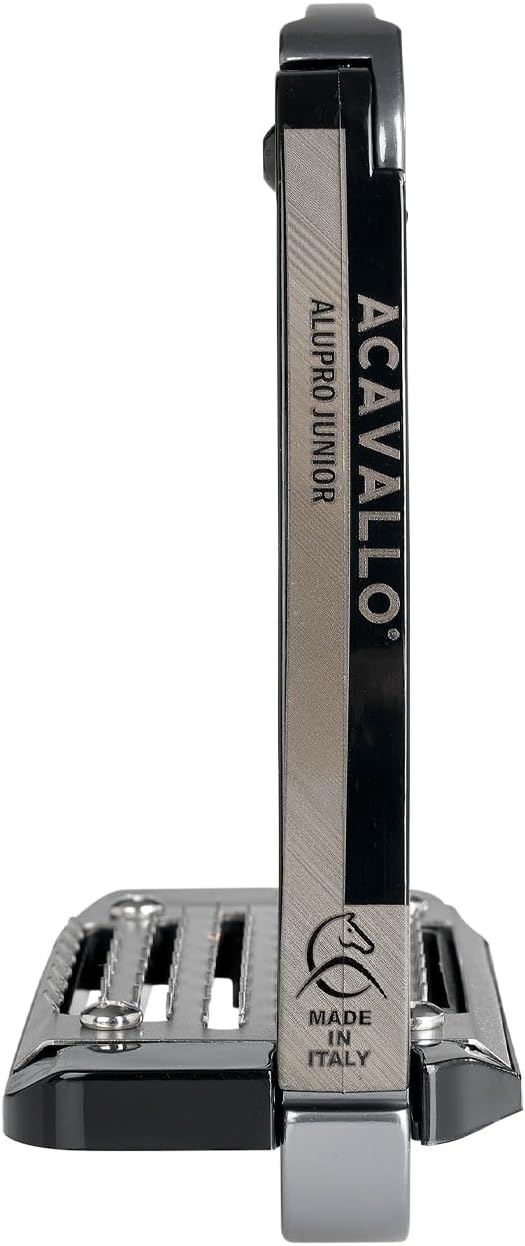 Acavallo Alupro Junior Stirrups, One Size, Titanium, Set of 2