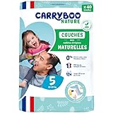 CARRYBOO Nature Couches taille 5 (12 25 kg) 40 couches
